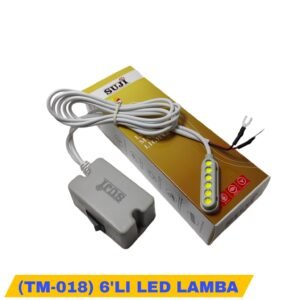 SUJİ 6'LI LED LAMBA (TM-018)